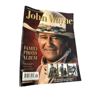 John Wayne Special Collectors Edition Family Photo Album‎ Magazine 2014